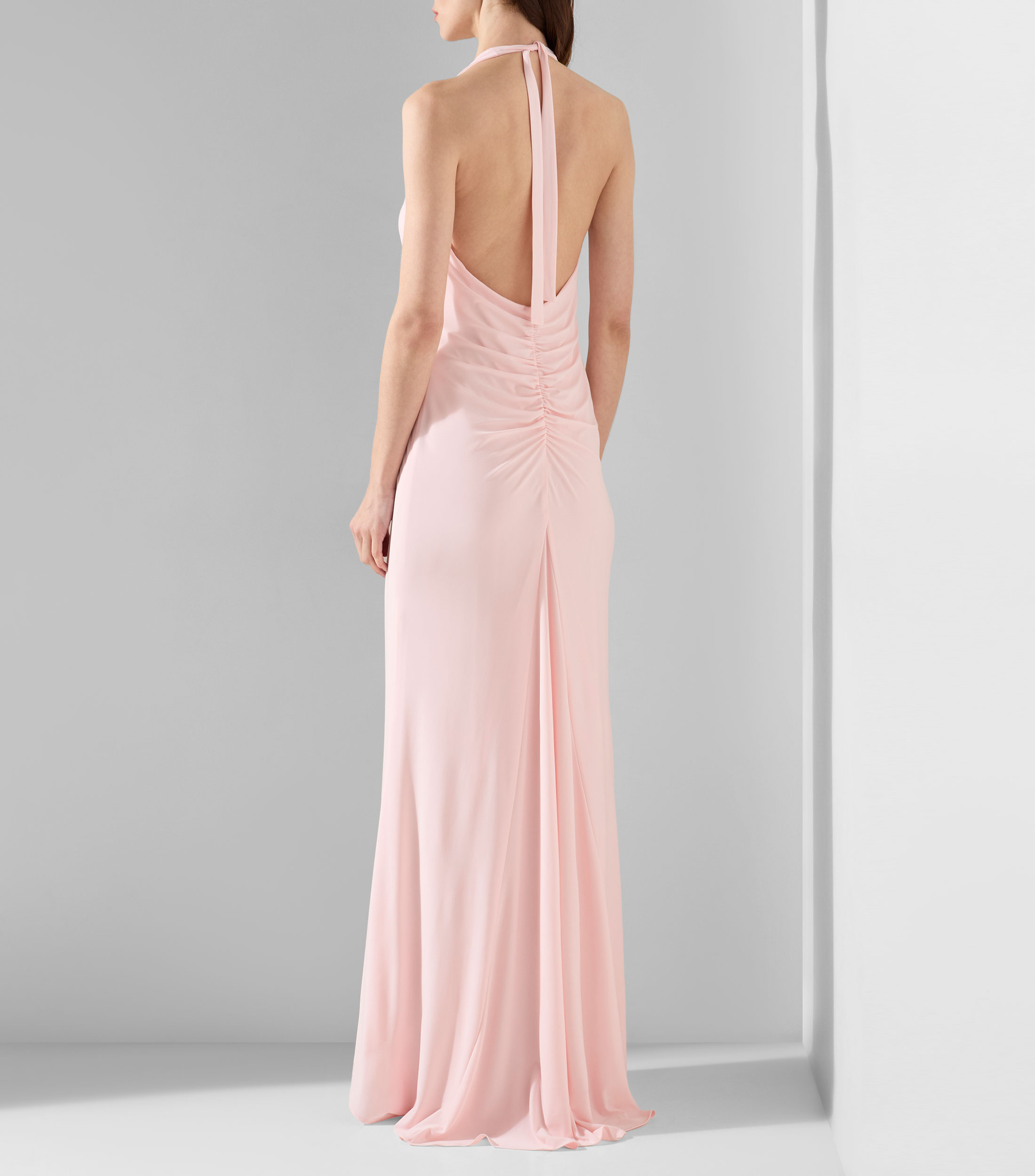Vestido de fiesta largo liso Mujer
